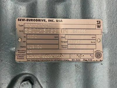 USED SEW-EURODRIVE R137DV132M6