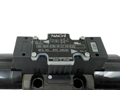 NEW NACHI SS-G03-E3X-R-C115-E22 DIRECTIONAL CONTROL VALVE 870-44040