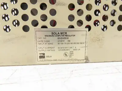Used SOLA _UNKNOWN_ Robot Parts Indiana US | Arrow Industrial #1412043