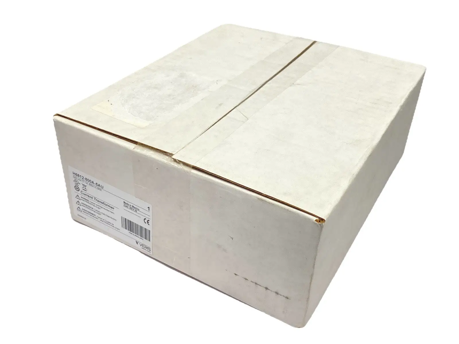 H6812-800A-5AU | Veris  Large Split Core Current Transformer 5A, 800A - New