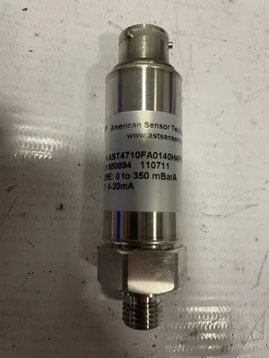 AST AST4710FA0140H4R1337 Pressure Transducer 0-350mBarA 4-20mA