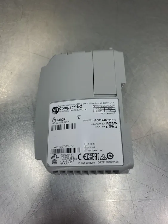 Used Allen-Bradley 1769-ECR PLC Chassis South Carolina US | Palmetto Automation #1160182