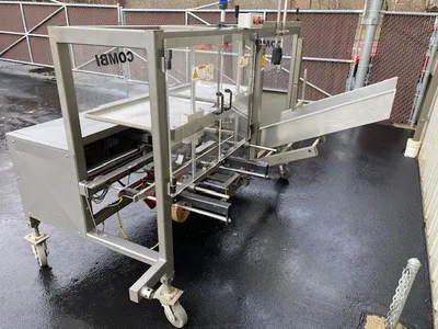 Used COMBI PACKAGING SYSTEMS LLC, CANTON OH 2EZ Case Erectors - Tape Bottom Seal Pennsylvania US | Libra Machine #1568350