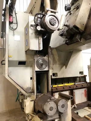 USED HEGENSCHEIDT PN 190 CNC PORTAL WHEELSET LATHE
