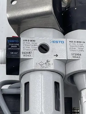 Used FESTO FESTO LFR-D-MINI,HEE-D-MINI-24,HEL-D-MINI….. Parts (Hydraulics and Pneumatics) | ND Industrial Surplus #1213025