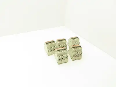 ABB S503-X16 3-Pole Circuit Breaker 16A 230/400V DIN Mountable Lot of 5