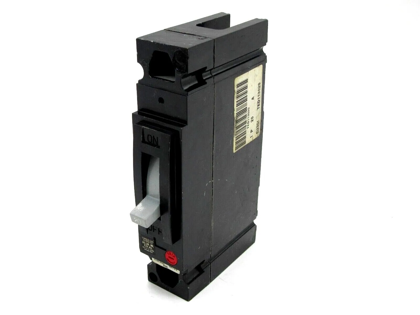 USED GENERAL ELECTRIC TED113020 CIRCUIT BREAKER