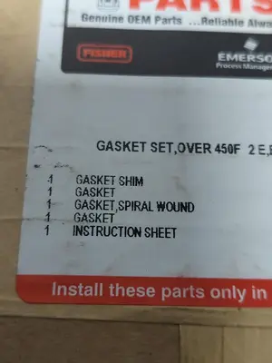 New | in-Stock FISHER RGASKETX182 Misc Electrical & Power Parts Ohio US | Surplus Asset Holdings #1241684