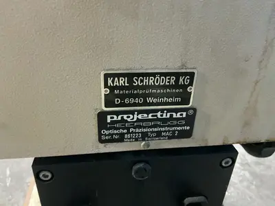 Used PROJECTINA HEERBRUGG D6940 Comparators Ohio US | HGR 24 #1314243