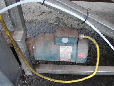SPC4769  Conveyor inclined belt conveyor Stainless Steel Contact Parts, 40" x 13', 78" discharge height