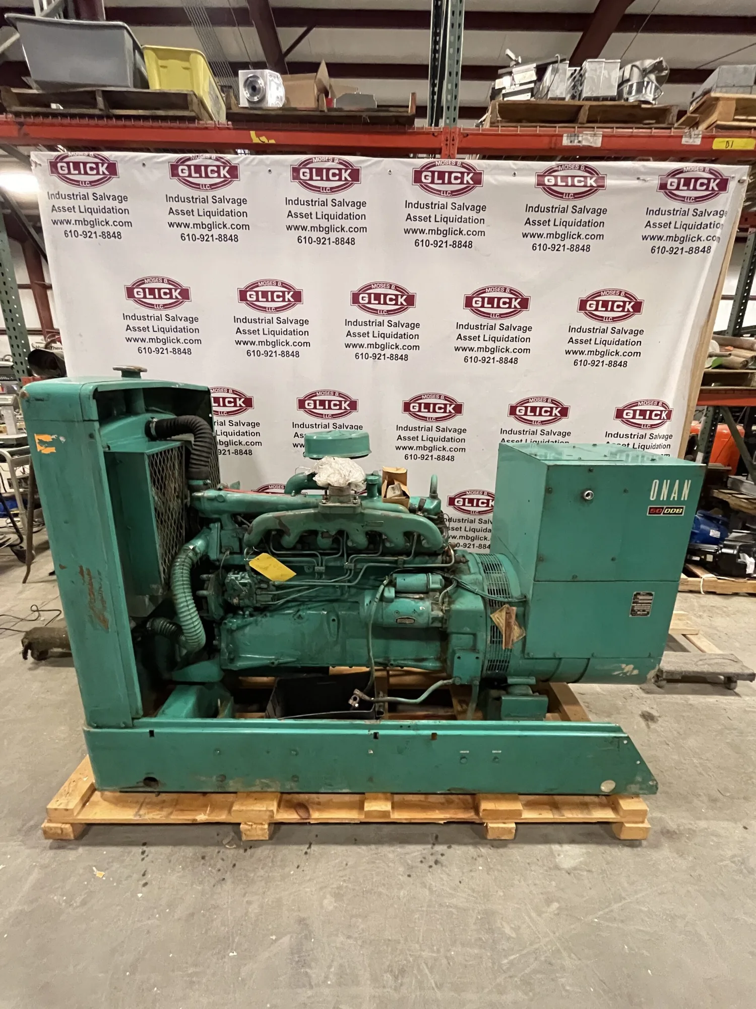 Onan 50.0 DDB-15R79489E 50/33KW Diesel AC Electric Generator Genset 3/1PH