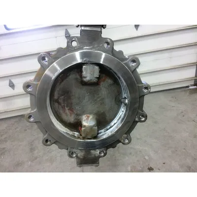 Used 12" Keystone 316 Stainless Steel Butterfly Valve
