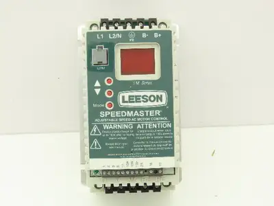 Leeson 174270.00 VFD Drive Input 1PH Output 3PH 4.2A 0-240Hz 1HP