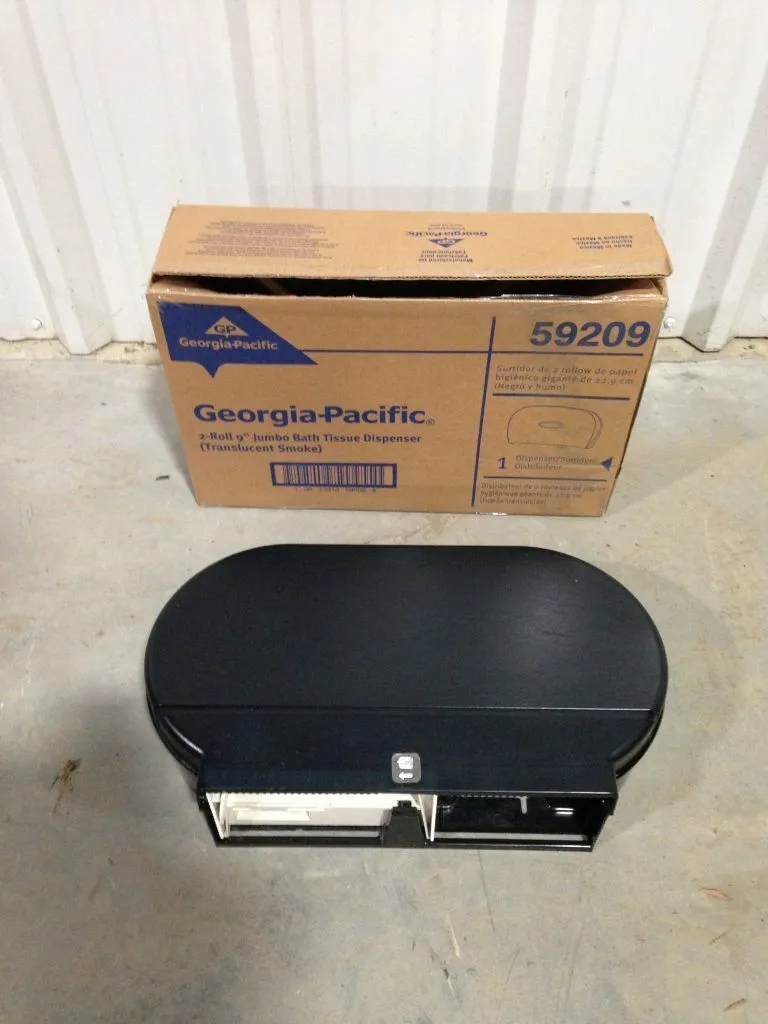 Georgia Pacific 59209 2-Roll 9″ Bathroom Tissue/Toilet Paper Dispenser