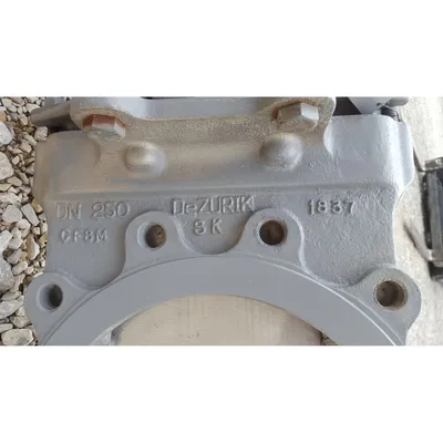 Used 10" DeZurik Knife Gate Valve - Stainless Steel
