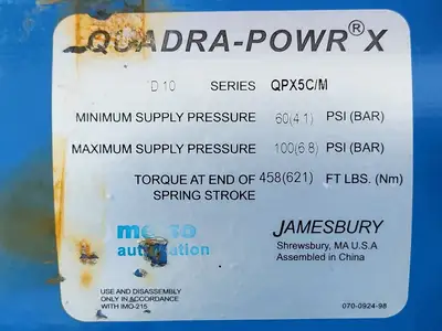 USED JAMESBURY QPX5C/M