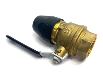 USED AIRNET BALL VALVE NPT 1-1/2" FEMALE TO AIR TUBE DN40