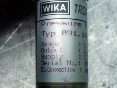 Used WIKA 891.14.520 Pressure Transmitters Ohio US | HGR 24 #831546