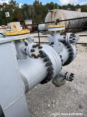 Used Wuxi Chemical Equipment 333 Sq Ft Shell & Tube Heat Exchanger, Duplex 2205, 2023
