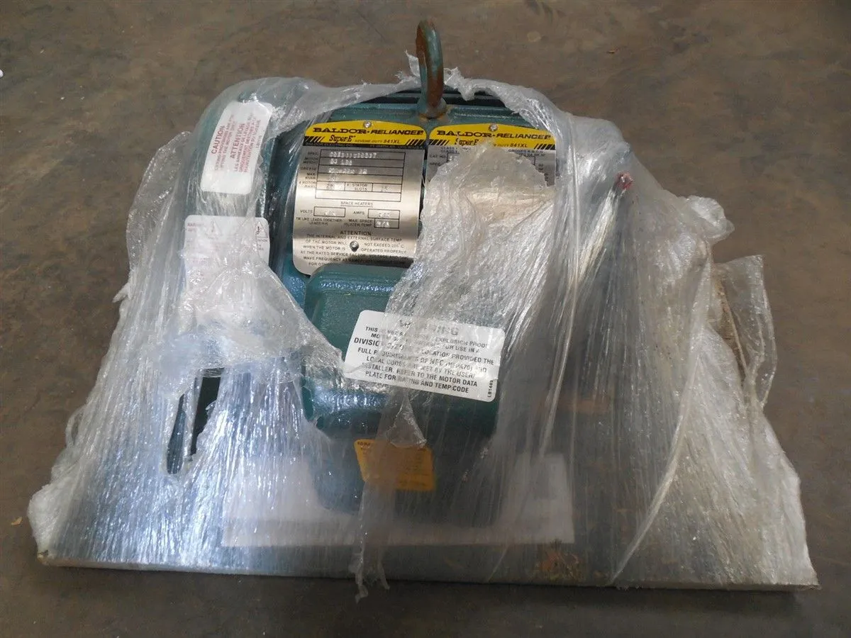 Baldor ECP83587T-4 Super-E 841XL Industrial Motor 2 HP 460V 1755 RPM New