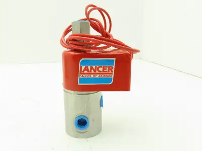 Skinner Lancer 2Q5L68050 Solenoid Valve 3-Way NC 120V 125 PSI 1/4" Quick Exhaust