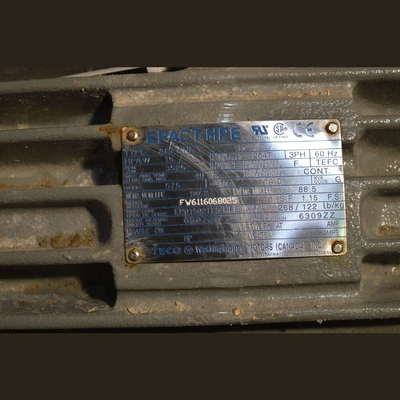 Teco-Westing House 15 HP Motor
