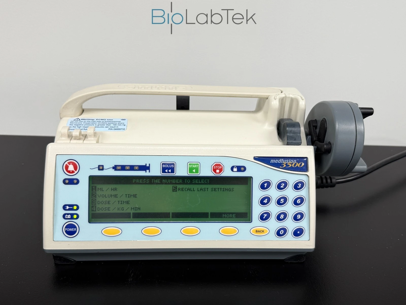 USED Smiths Medical Medfusion 3500