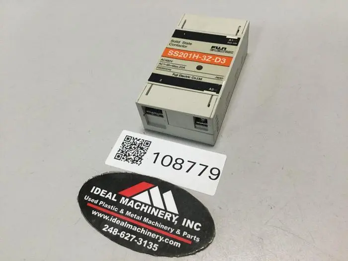 Used FUJI ELECTRIC SS201H-3Z-D3 PLC Contactors Michigan US | Ideal Machinery #703760