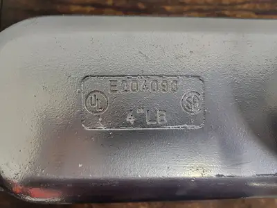 4" LB Conduit Body 3 1/2"-4" E204093