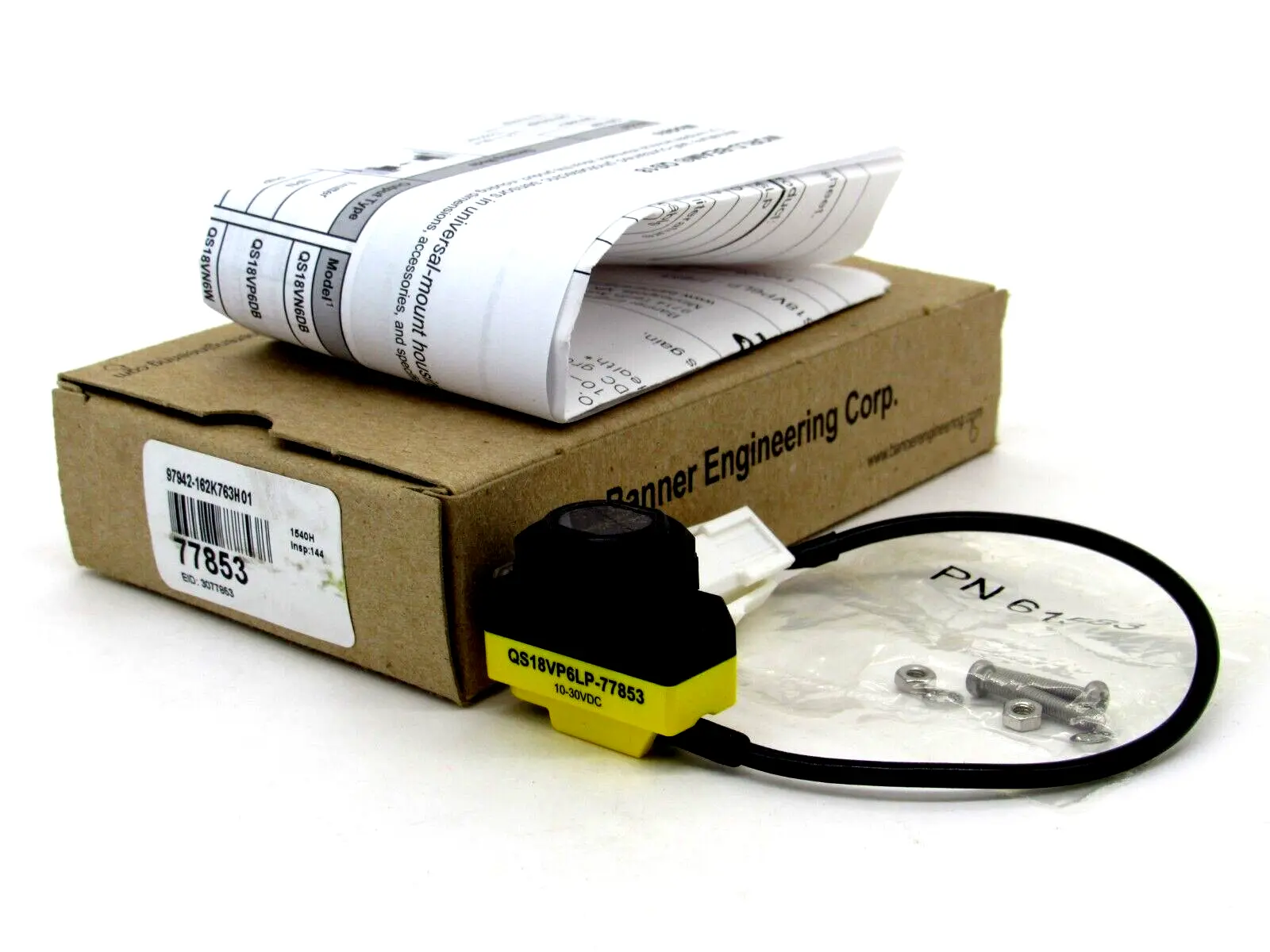 NEW BANNER QS18VP6LP-77853 SENSOR QS18VP6LP77853