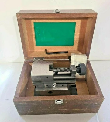 Precision Two Dimension Vise TDP80-1 Cutting GTI Grinding Technology In Wood Box