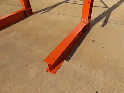 Cantilever Rack 2 W8-18 Post 4 Shelf 1-Side 192" 16' Upright 78"W 48" Arms 5000#
