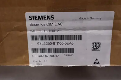 NEW SURPLUS Siemens 6SL3350-6TK00-0EA0 Simatics CIM DAC STOCK 2883B