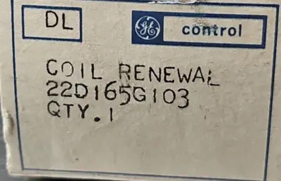 General Electric 22D165G103 220V 60HZ Coil. Loc4C30