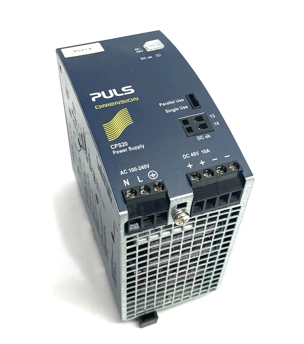 USED PULS SINGLE PHASE POWER SUPPLY 10A 48V