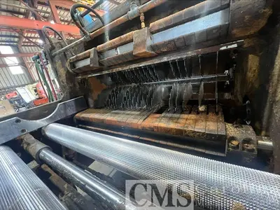 USED SCHURMAN MODEL 12DAG60 GANG RIP SAW WITH LINEBAR