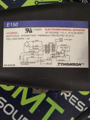 THOMSON E150 ELECTROMECHANICAL ACTUATOR A15 SERIES
