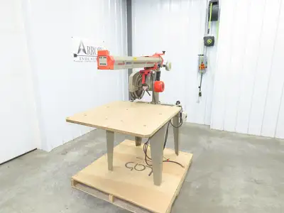 Omga RN 700 Radial Arm Saw 14" Blade 4Hp Motor 36-5/8" 700mm Rip 230/460V 3Ph