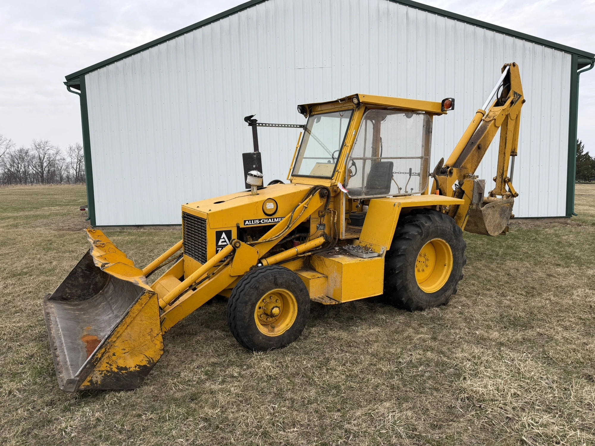 USED ALLIS CHALMERS 715 SERIES B BACKHOE
