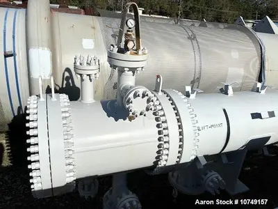 Fabsco Shell & Tube Heat Exchanger, 284 Sq Ft, Duplex Stainless Tubes, Carbon Steel Shell
