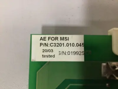 USED AMERICAN MSI C3201.010.045