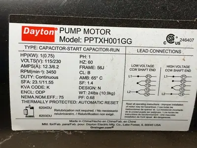 Used DAYTON 5UXH2A Pumps Ohio US | HGR 24 #1404962