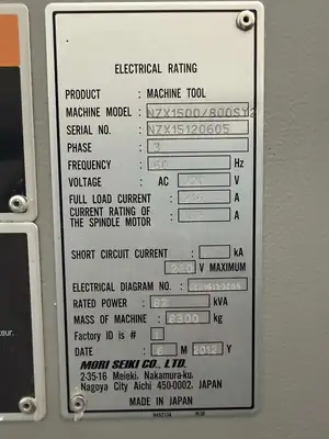 2012 DMG MORI SEIKI NZX 1500/1800SY2 CNC Lathes | Machinery Network (18)