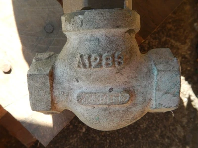 Fisher 3/4" 150 Rating, Bronze Butt Weld Control Valve