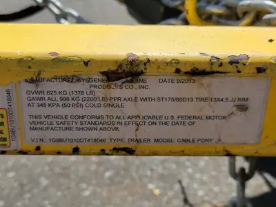 USED 2013 GMP CABLE PONY