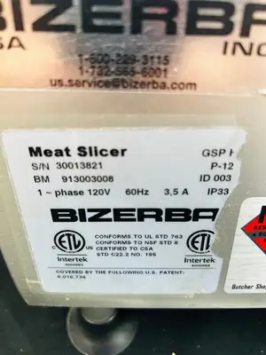 Bizerba GSPH 2012 Manual Slicer Fully Refurbished Tested and Working