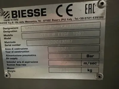 USED 2021 BIESSE ROVER B EDGE 1967