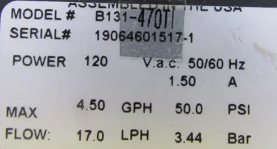 NEW LMI B131-470TI METERING PUMP B131470TI 4.5GPH