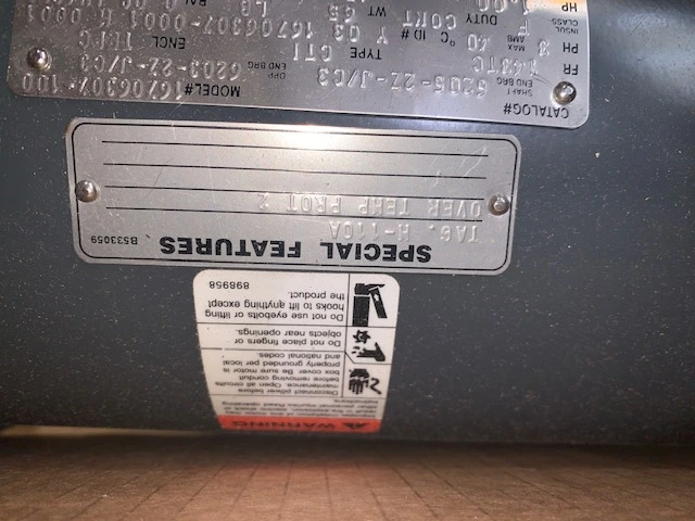 Used US Motors 16706307-100 Motors (misc) Minnesota US | Peak Machinery, Inc. #286043