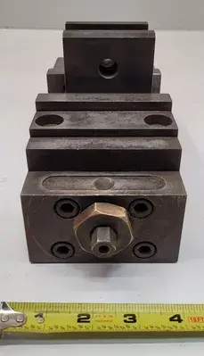 MACHINIST VISE, 4 INCH, 13 INCH LONG, 5-3/8 INCH HEIGHT